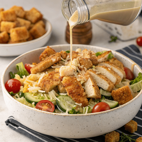 Salade de pâtes au poulet césar Marmiton : fraîcheur et gourmandise 2 Salade de pâtes au poulet César Marmiton