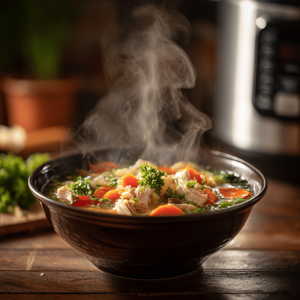 Soupe de poulet au Cookeo : facile, rapide et gourmande 2 soupe de poulet au Cookeo
