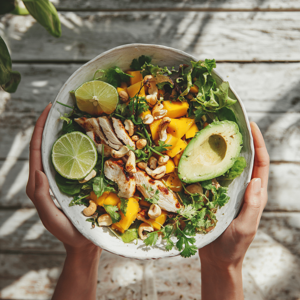 salade mangue poulet