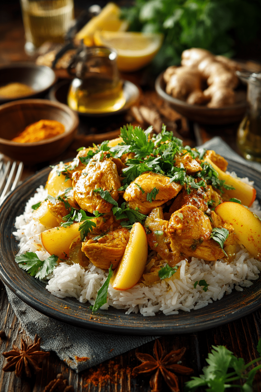 plat-final-poulet-curry-coco-pomme Plat final de poulet curry coco pomme