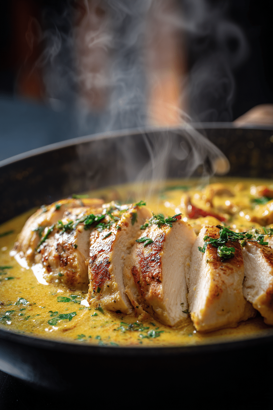 cuisson-poulet-sauce-curry cuisson poulet tendre avec sauce curry