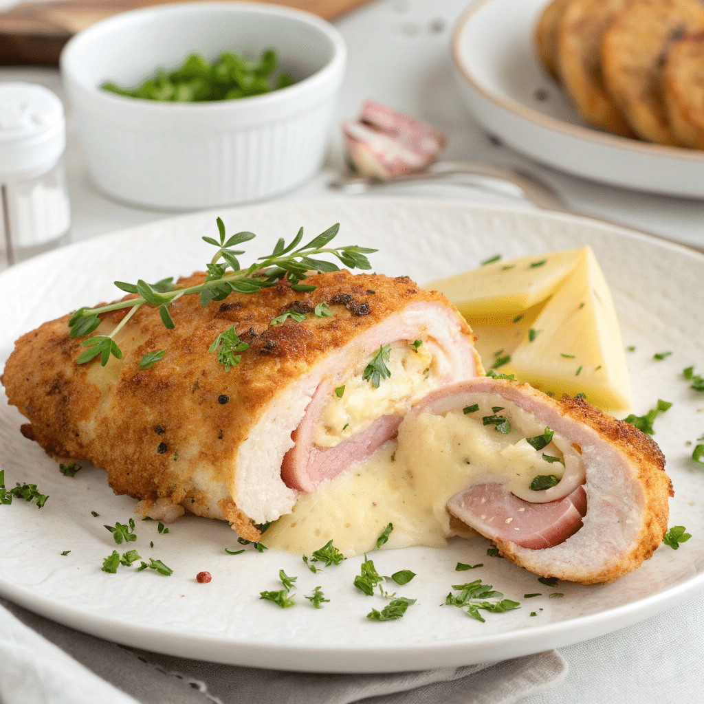 Escalope de Poulet Cordon Bleu : Une Recette Juteuse à Adorer 2 escalope de poulet cordon bleu une recette juteu 1
