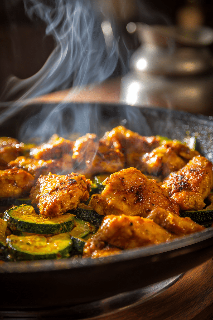cuisson-curry-poulet-coco-courgette cuisson curry poulet coco courgette