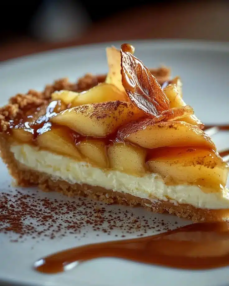 Delicious fondant aux pommes dessert with moist apple filling