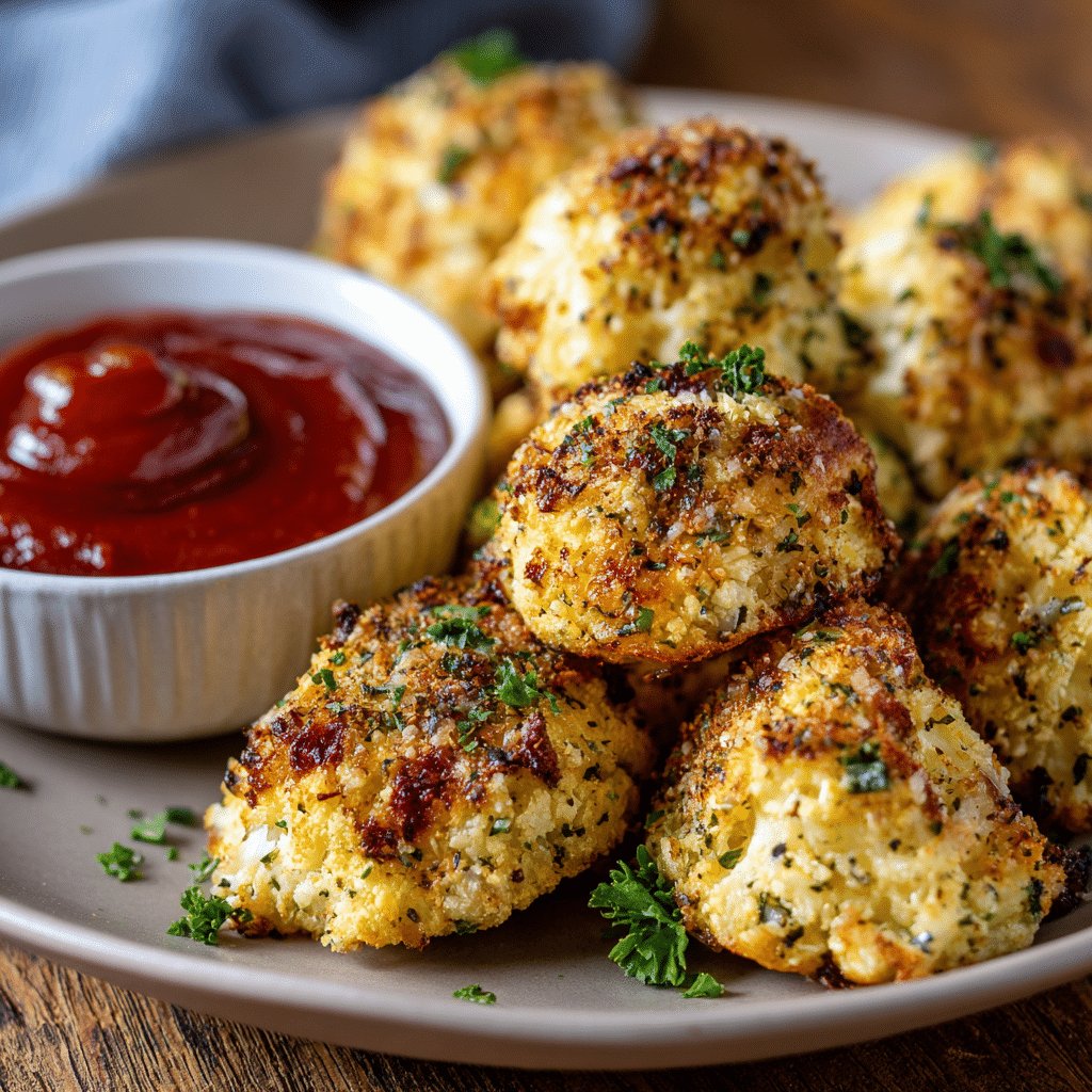 Boulettes de chou-fleur au parmesan cuites au four 2 u6575981411 Baked Parmesan Cauliflower Balls v 7 168f512d ee6f 4bef ba07 ac12bd37cadb 1
