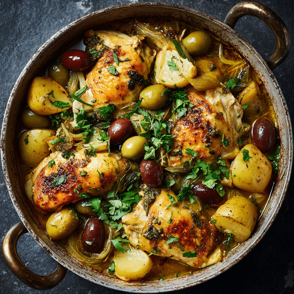 u6575981411 Poulet aux olives vertes au four v 7 d8305a9e bd8e 41ef 9599 f2a88f06ef72 1