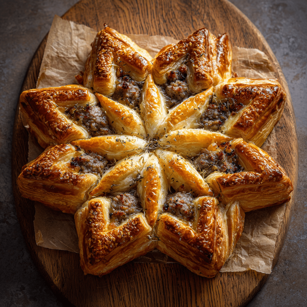 u6575981411 Puff Pastry Sausage Star v 7 b8f5ed5b 7b76 48db ab79 89a5e66e6304 3