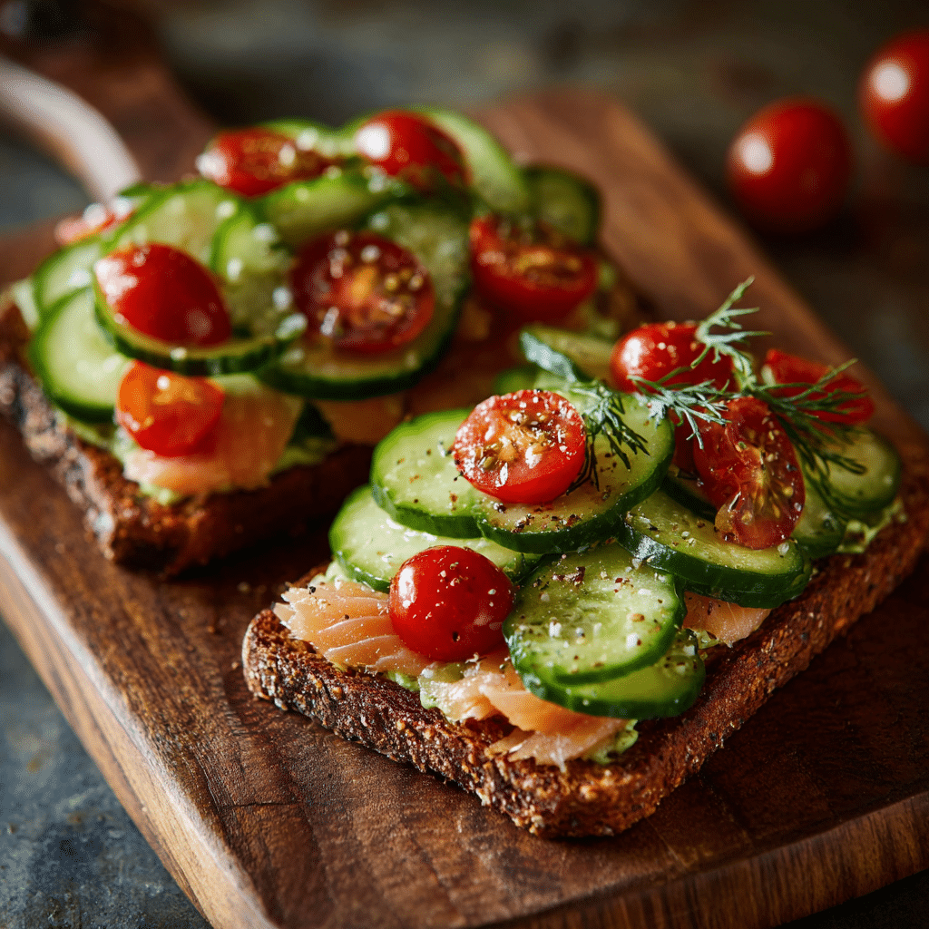 u6575981411 Toasts de concombre au thon et tomates cerises 8e842729 42b9 4b50 b45b e85a2779fe9e 1