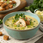 Velouté de poulet et de poireaux 3 velout de poulet et de poireaux