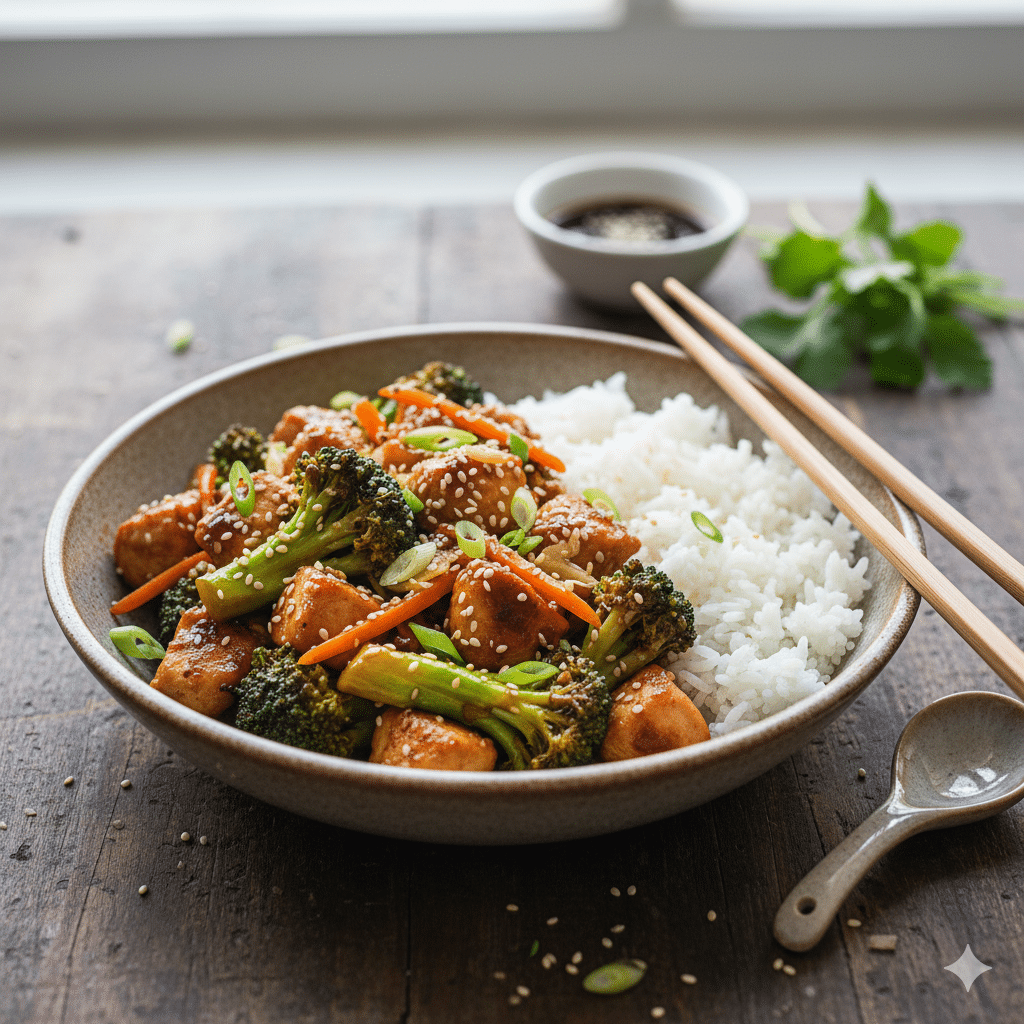 Poulet sauté au brocoli 2 Gemini Generated Image 2li03a2li03a2li0