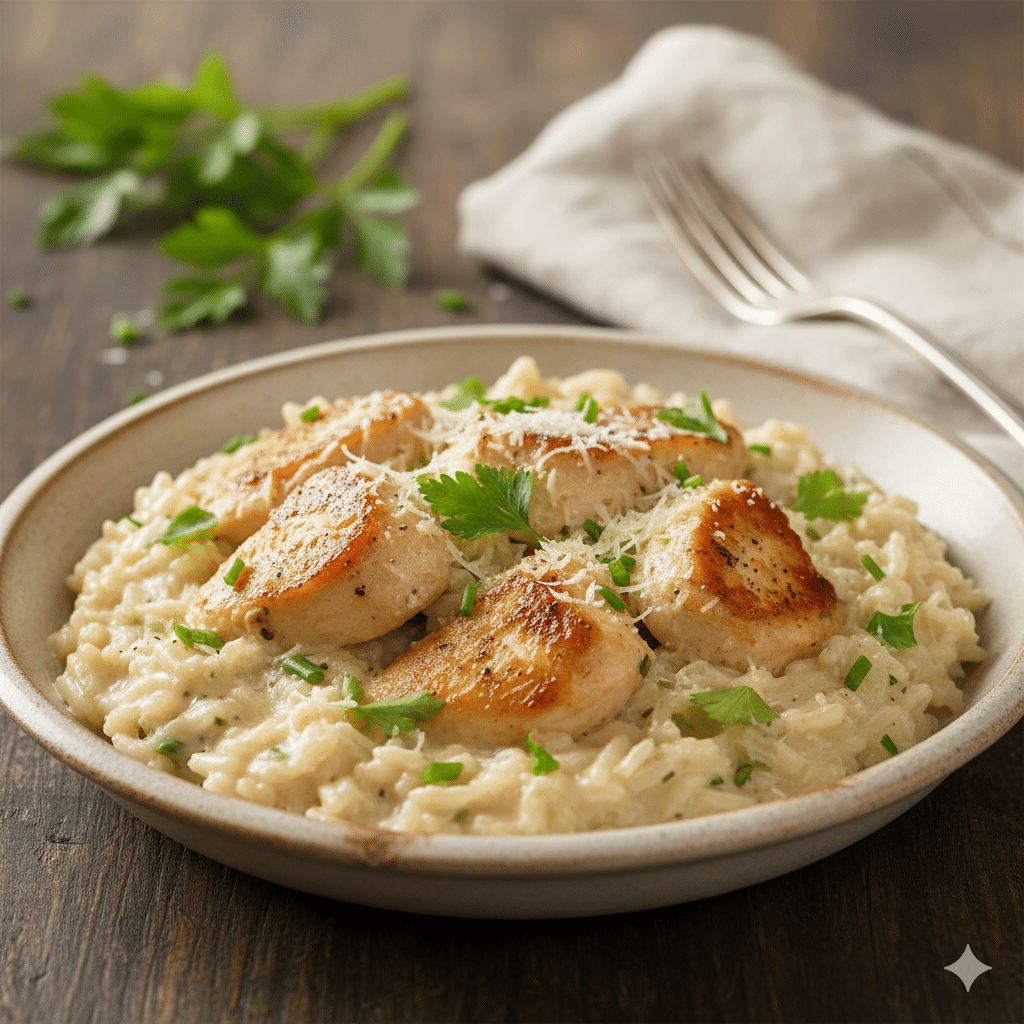 Le Poulet Crémeux et Riz Fondant 1 Gemini Generated Image g6j3a6g6j3a6g6j3 1