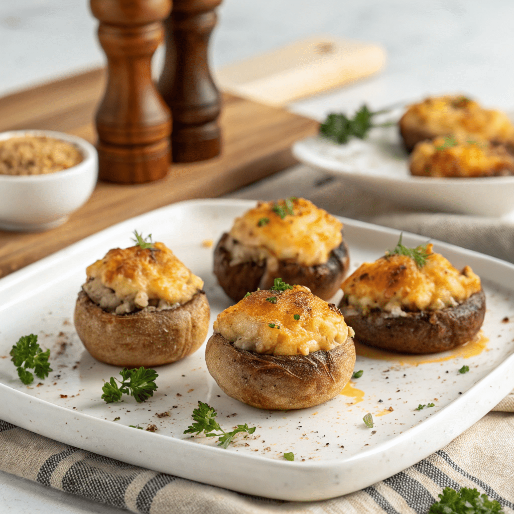 Bouchées croustillantes aux champignons gratinés 2 bouch es croustillantes aux champignons gratin s 1