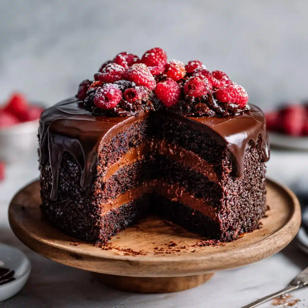 Gâteau d'anniversaire au chocolat décoré avec des bougies et des fruits