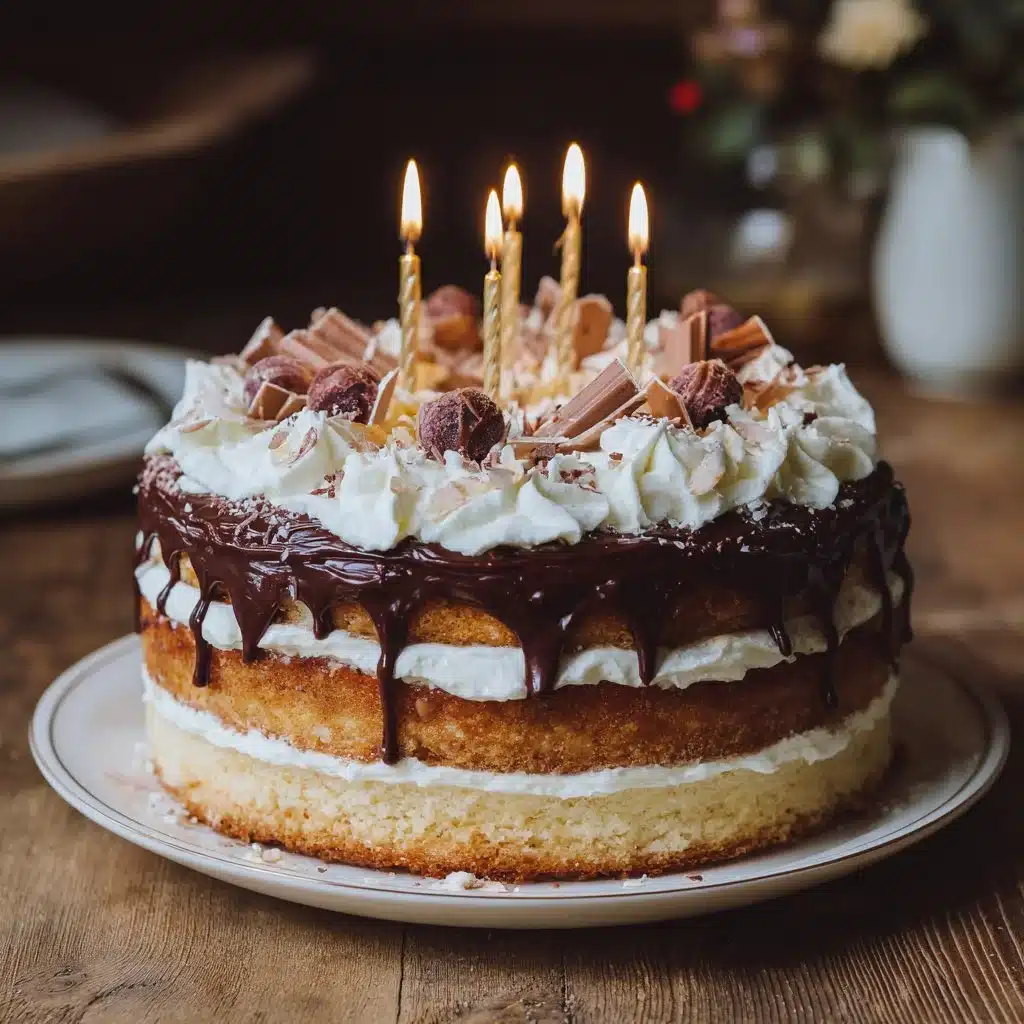 Recette de gâteau d'anniversaire rapide et facile à réaliser.