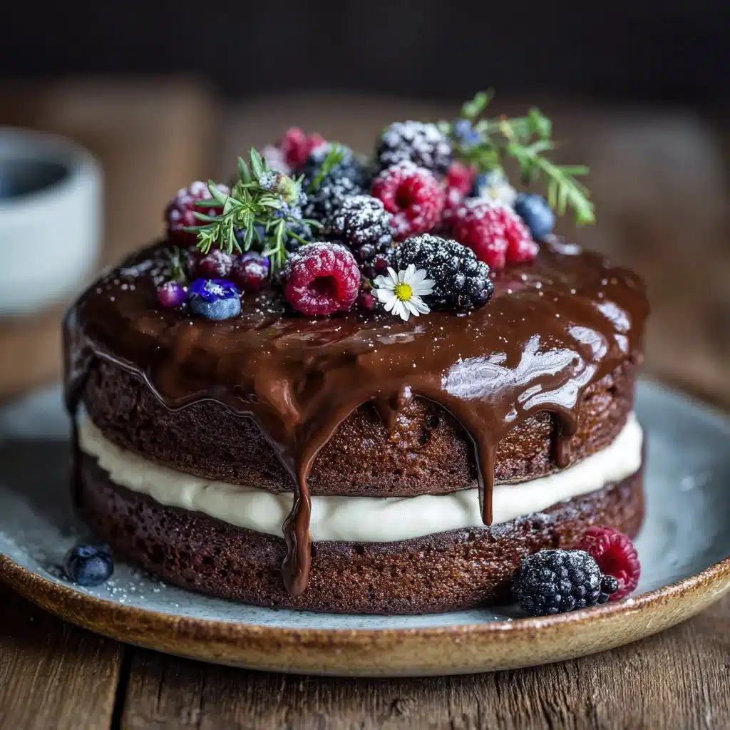 Gâteau Fondant Chocolat & Mascarpone, un dessert crémeux et irrésistible.