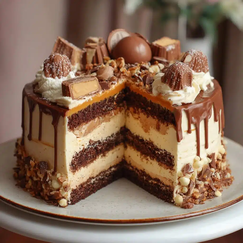 Gâteau Kinder Bueno Maison 1 Gâteau Kinder Bueno Maison, un dessert chocolaté savoureux fait maison.