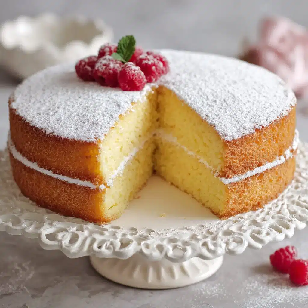 Génoise moelleuse pour un gâteau d'anniversaire parfait