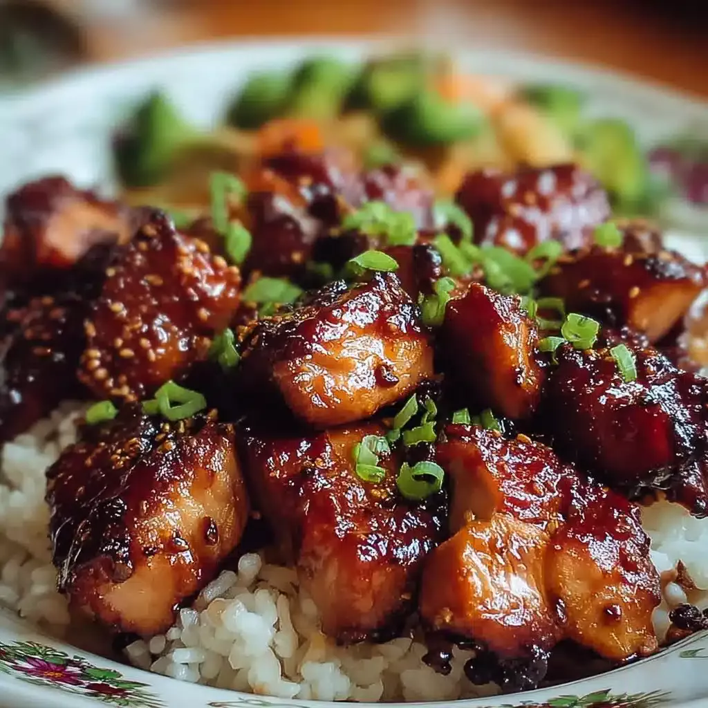 Poulet Char Siu cuit à la perfection avec une marinade asiatique délicieuse