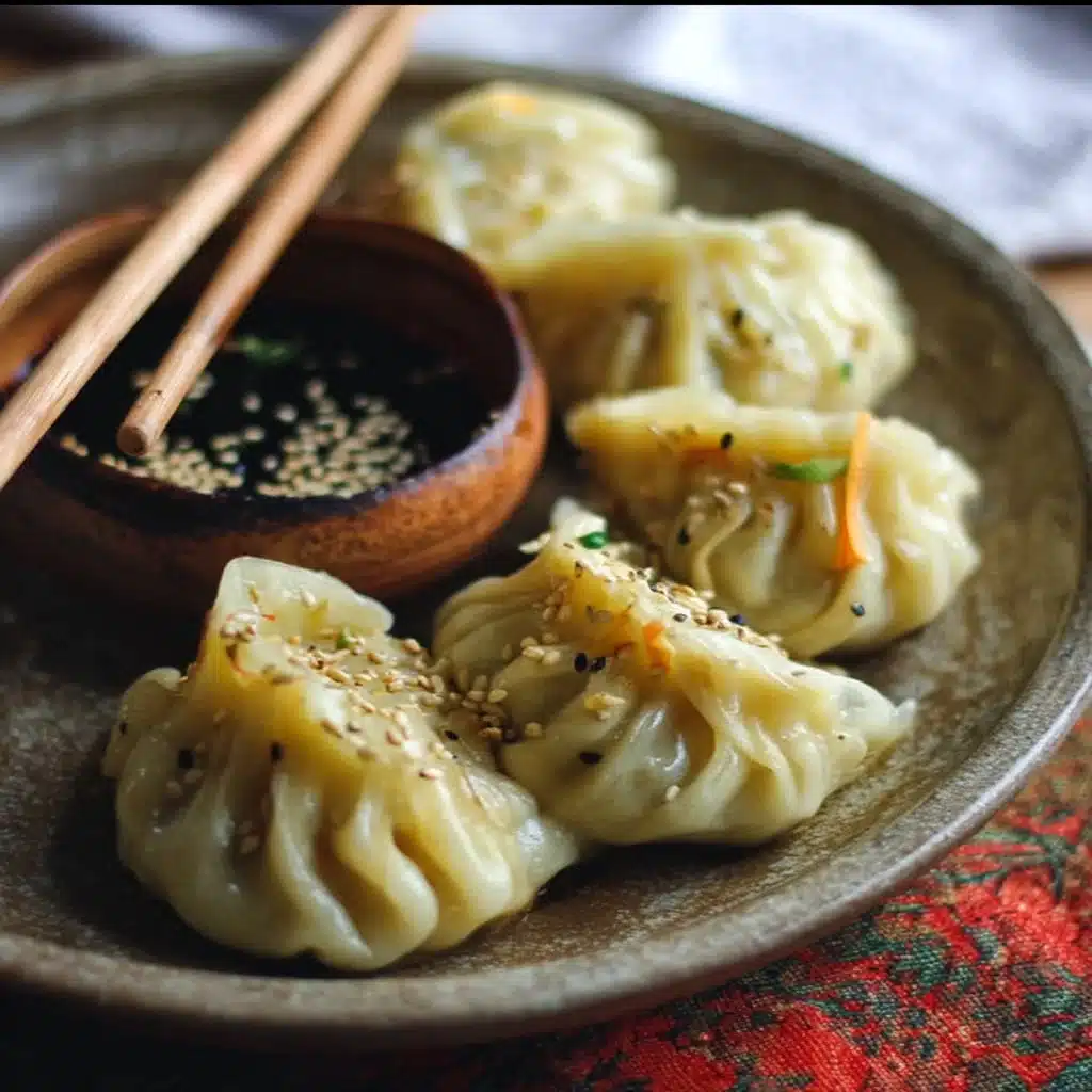 Raviolis vegan chou et carottes, plats végétaliens délicieux et sains.