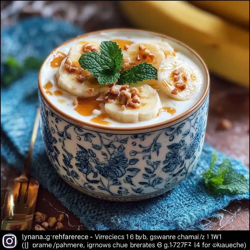 Recette banane facile et rapide, dessert savoureux inspiré par Belly sur Instagram.