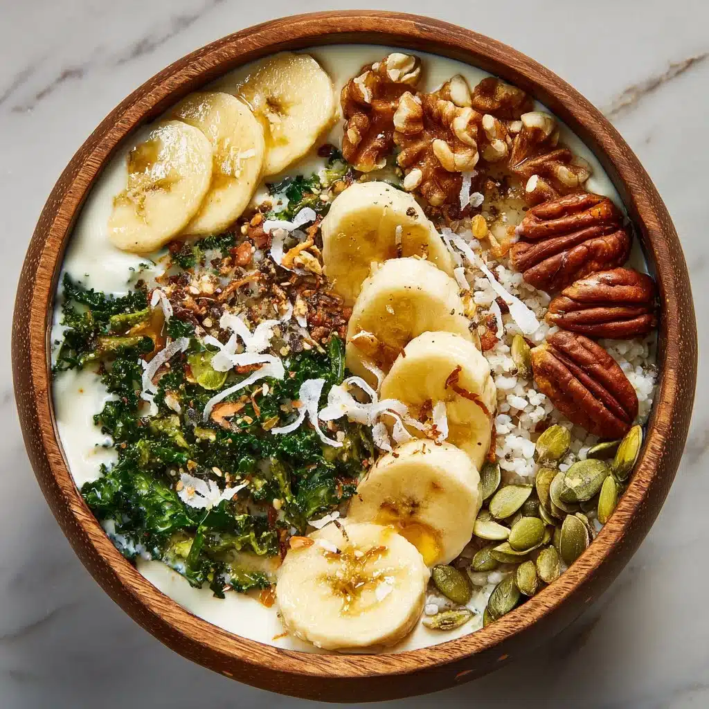 Bol Éclat anti-inflammatoire avec yaourt au tahini et ingrédients sains