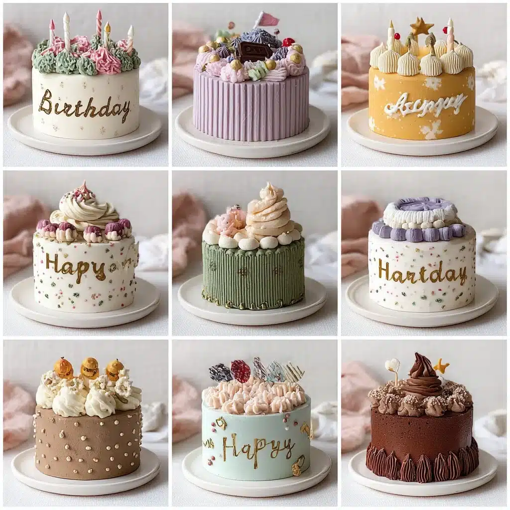 Gâteaux vintage d'anniversaire colorés sur Instagram, CakeKeys 2025