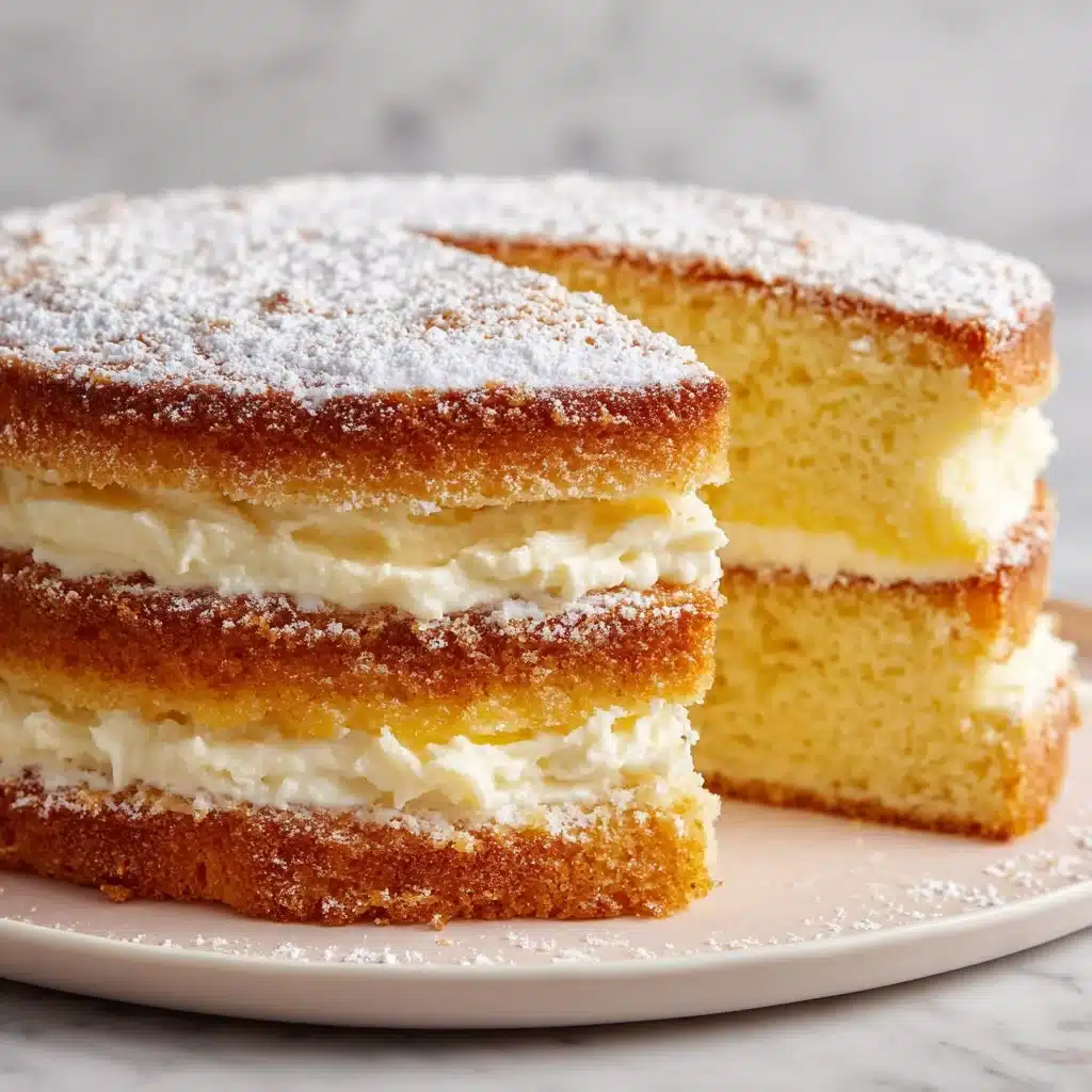 Génoise parfaite prête à être utilisée dans un gâteau délicat