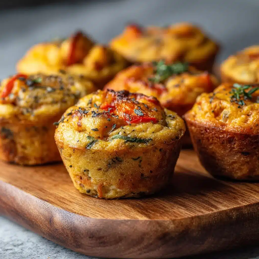 Mini Muffins Salés Protéinés 1 Mini muffins salés protéinés, idéaux pour un encas sain et savoureux