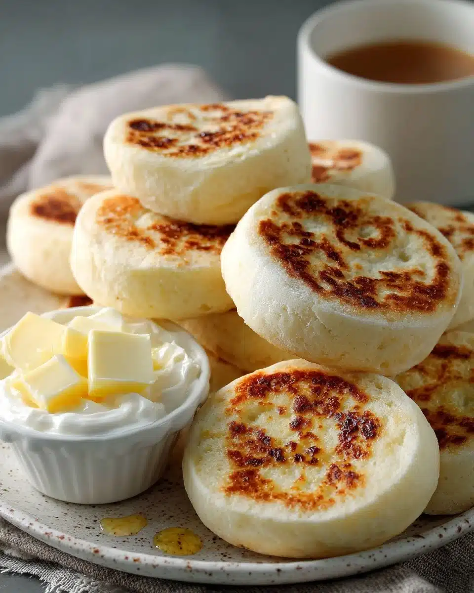 Muffins Anglais légers au yaourt pour un petit-déjeuner sain