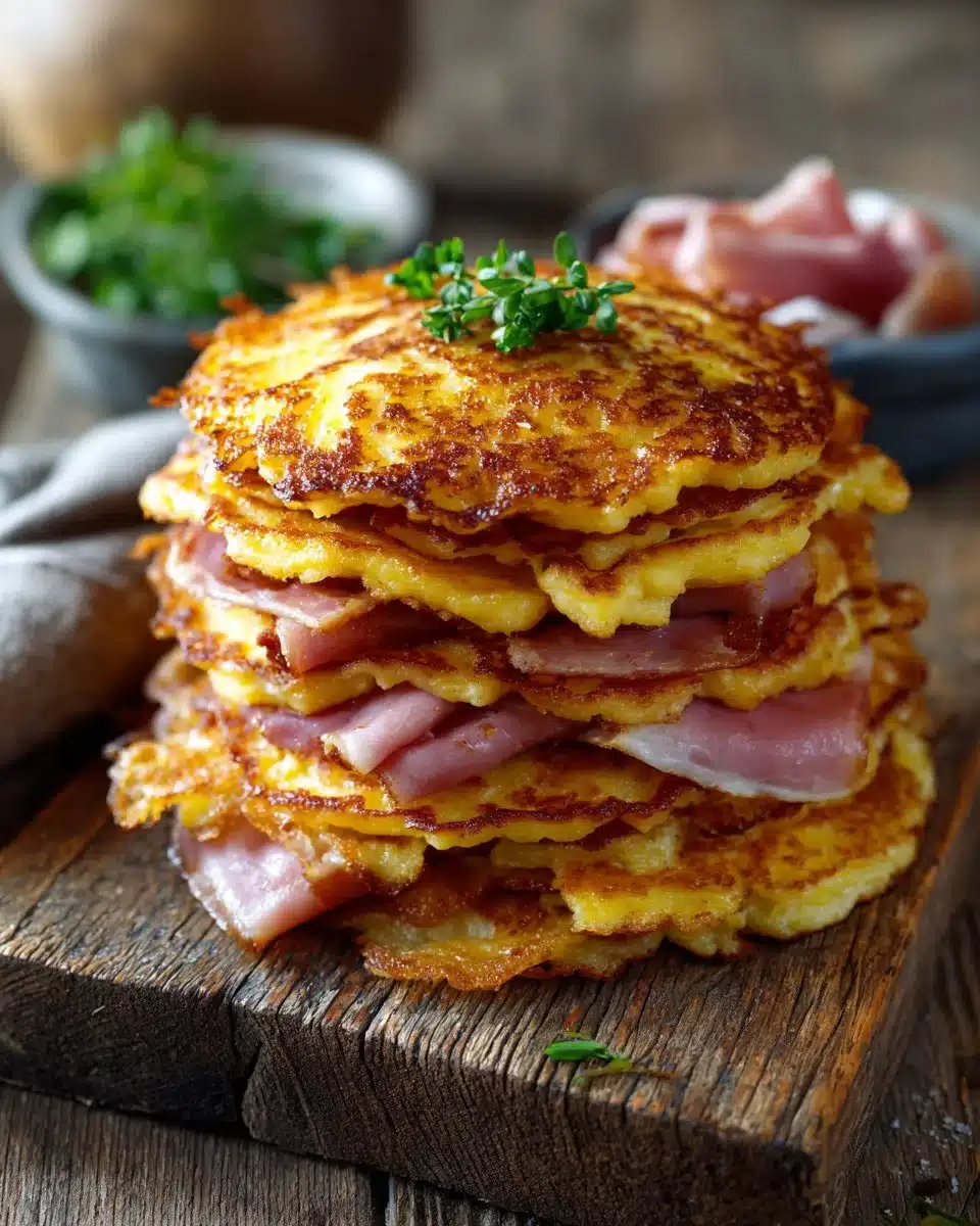 Pancakes jambon-fromage, une délicieuse recette sucrée-salée