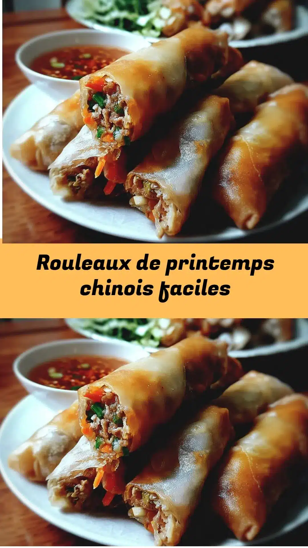 Rouleaux de printemps chinois faciles