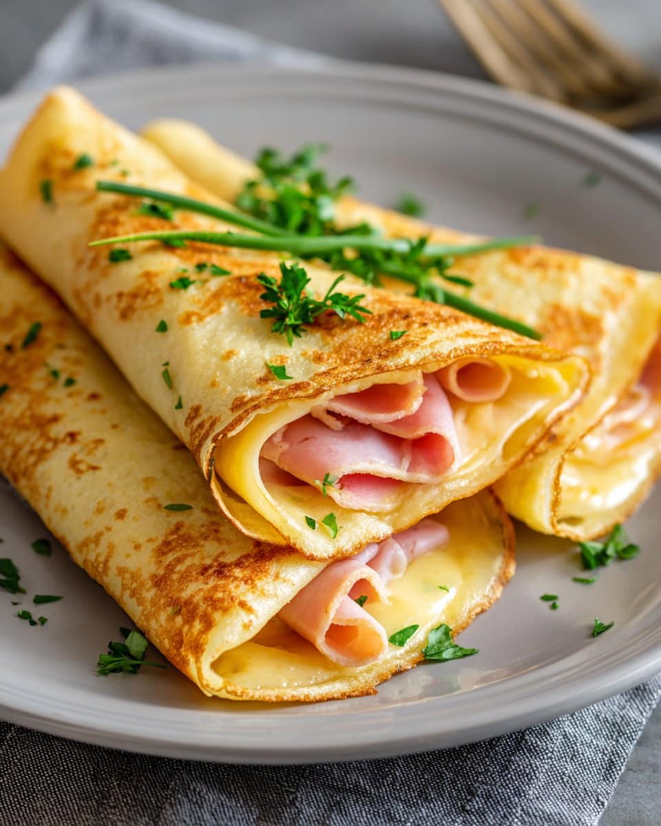 Crêpes Jambon-Fromage Express