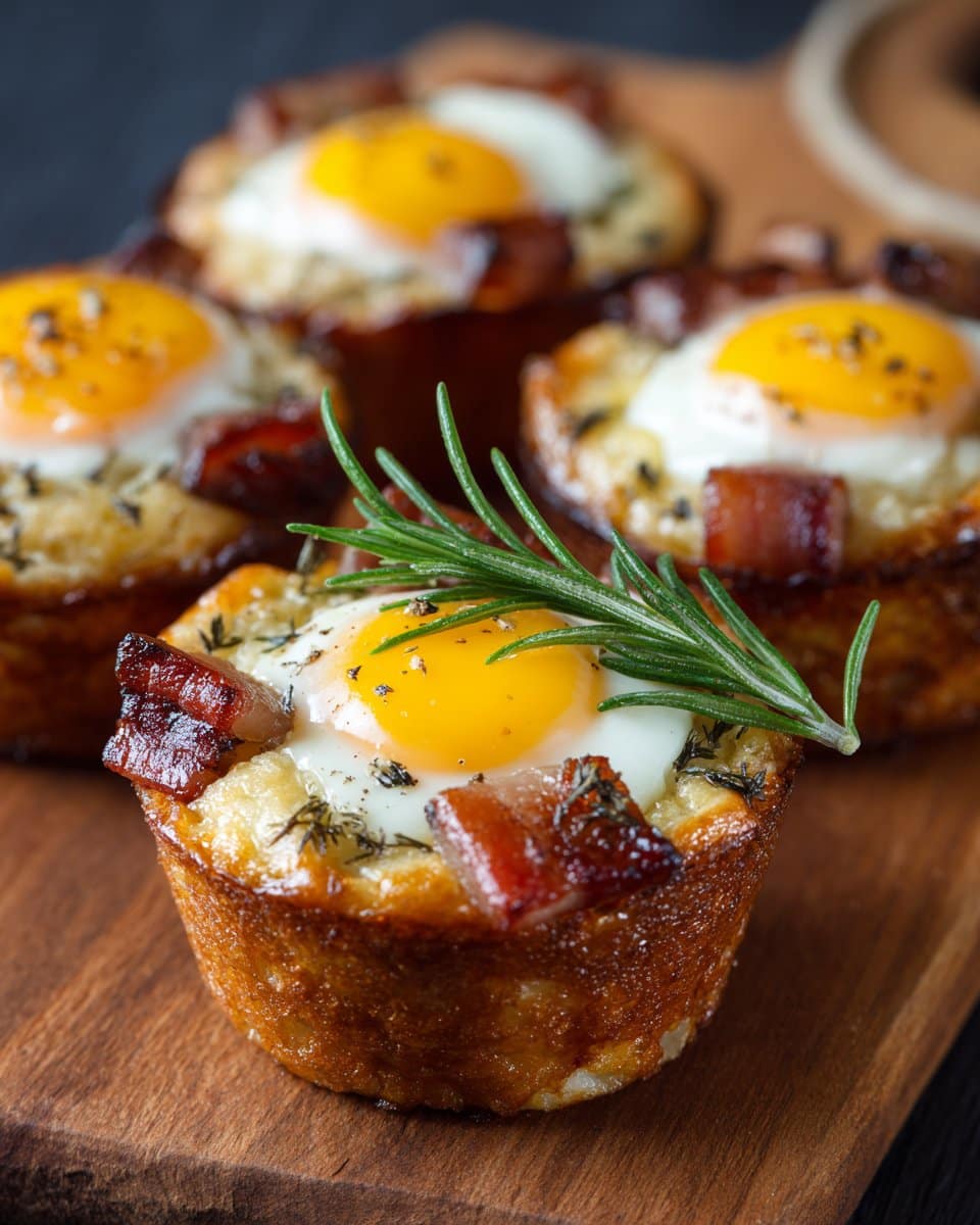 Muffins déjeuner aux œufs