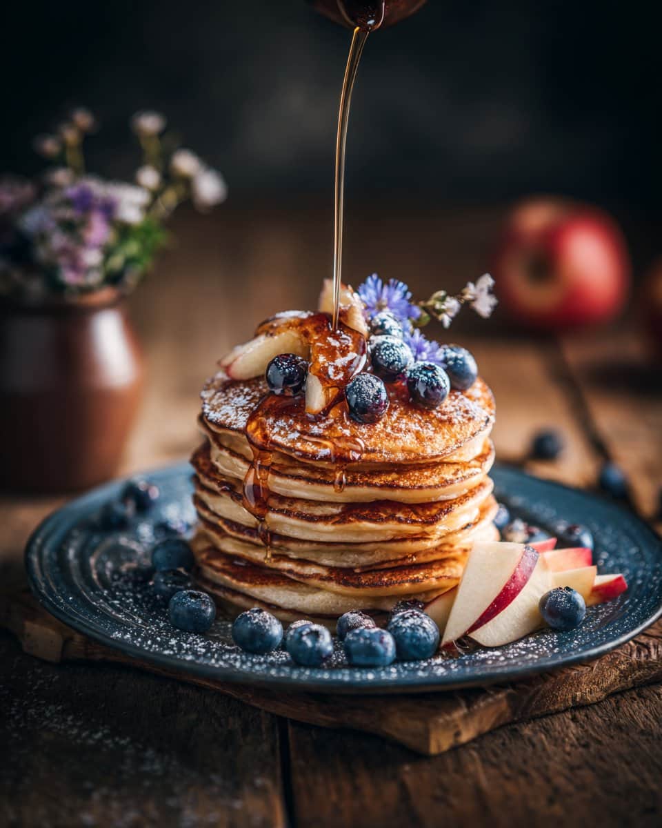Pancakes aux Pommes Juteuses